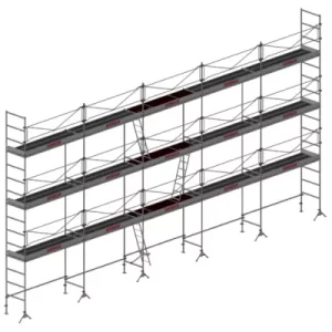 échafaudage de maçon dacame dcm 49 de 128m2 avec garde corps planchers et plinthes