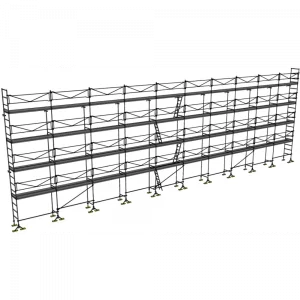 échafaudage de maçon dacame dcm 49 de 310m2 avec garde corps planchers et plinthes