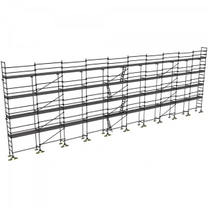 échafaudage de maçon dacame dcm 49 de 310m2 avec lisses planchers et plinthes