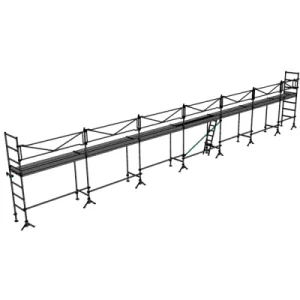 échafaudage de maçon dacame dcm 49 de 84m2 avec garde corps planchers et plinthes