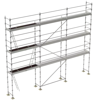 échafaudage façadier tubesca comabi R200 de 80m2 en acier