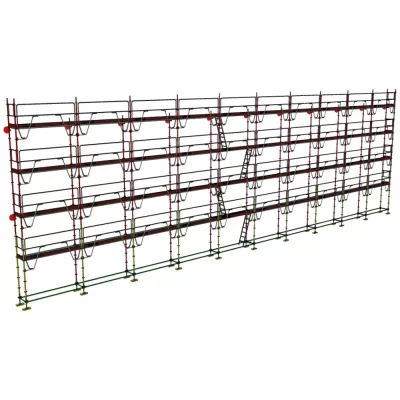 échafaudage multidirectionnel dacame meka 48 de 310m2